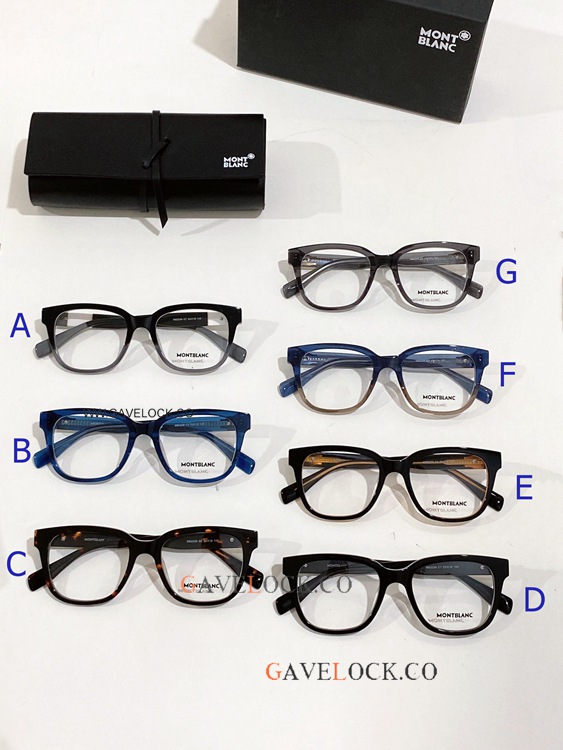 New Montblanc Eyeglass MB2238 Blue Gray Eyewear